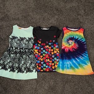 Three girls dresses in size 10